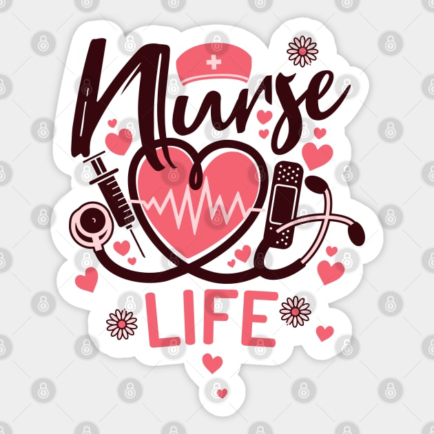 Nurse Life Sticker by HolidayBug